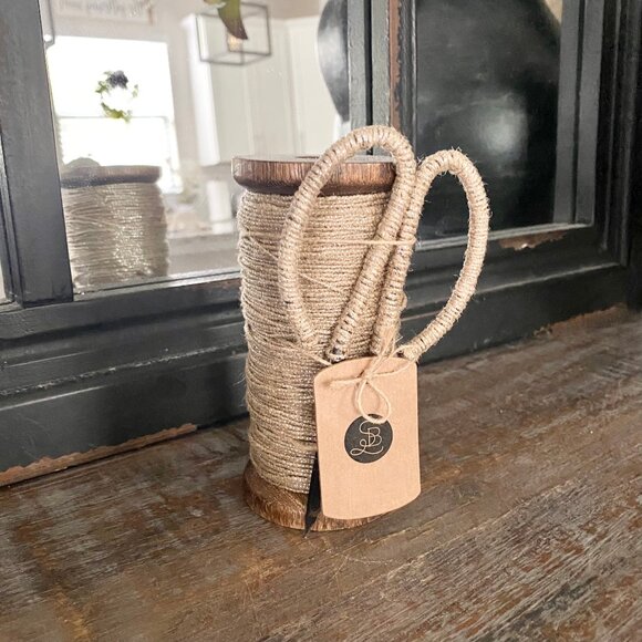 Natural Jute Metallic Twine w/Scissors - Picture 7 of 8